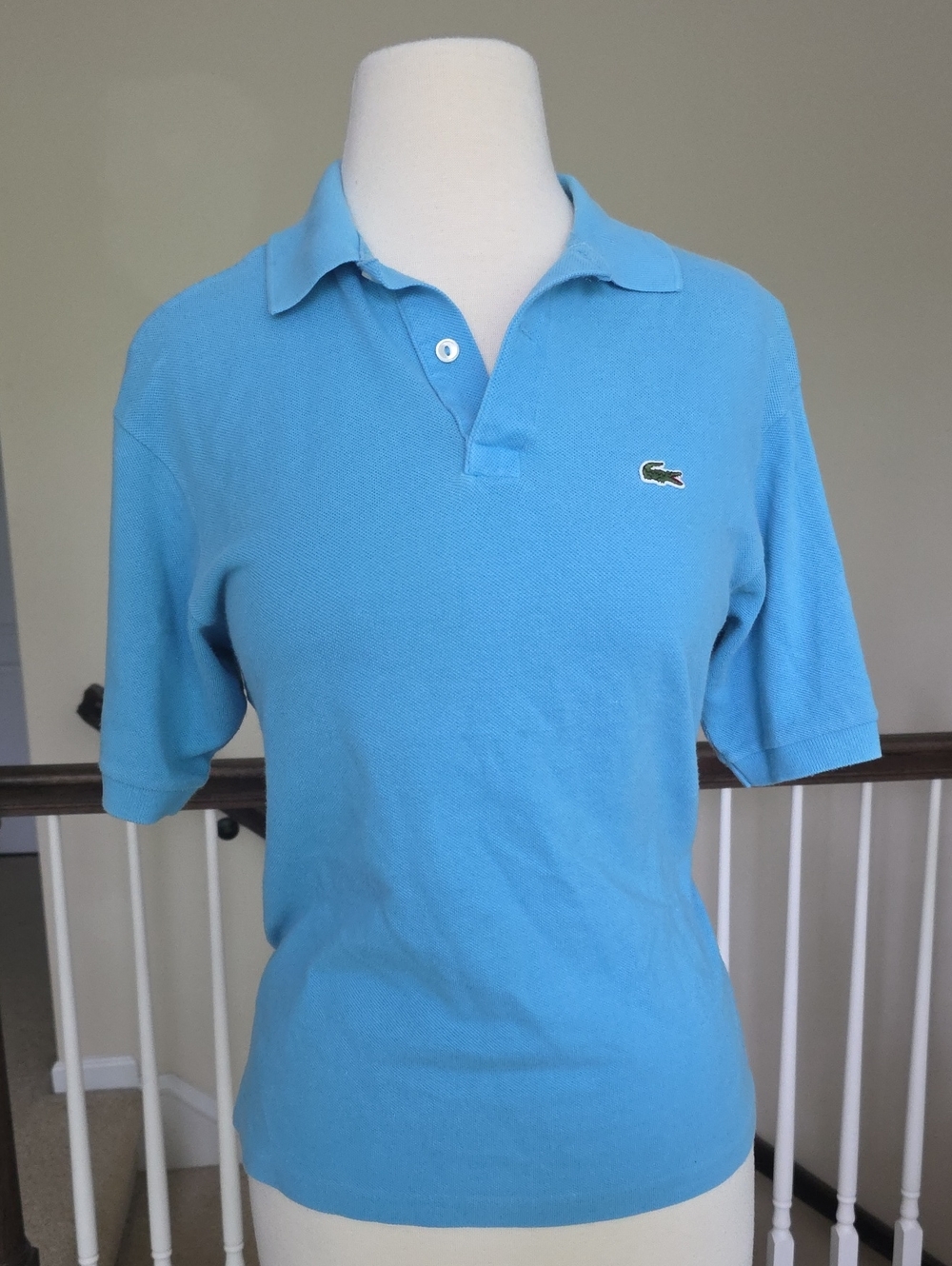 Lacoste Light Blue Short Sleeve Pique Polo